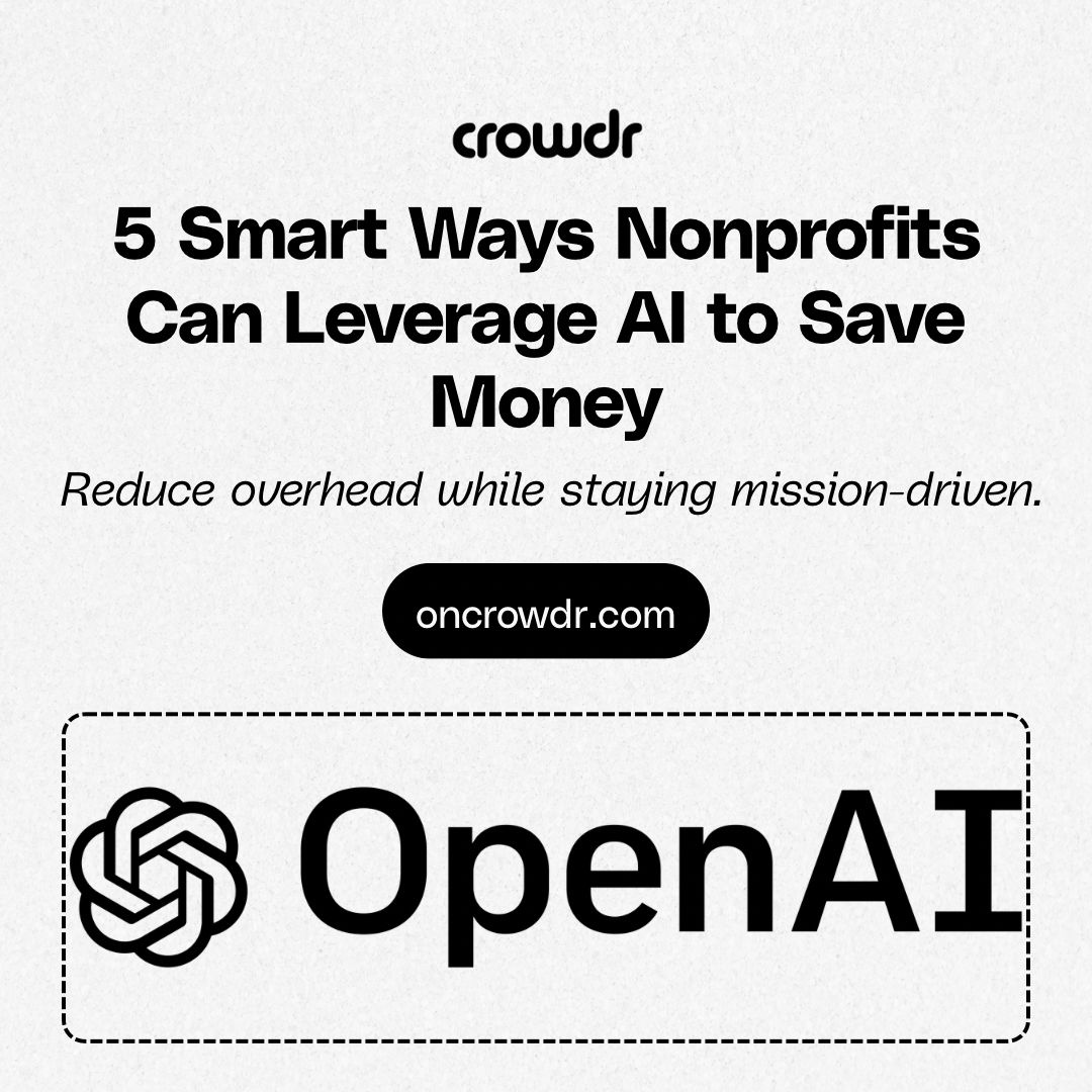 5 Smart Ways Nonprofits Can Leverage AI to Save Money