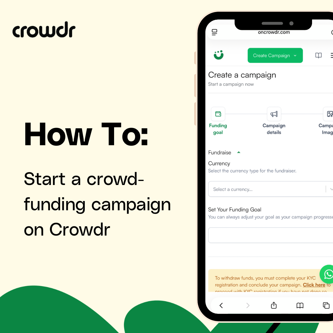 How to Start a Crowdfunding Campaign on Crowdr