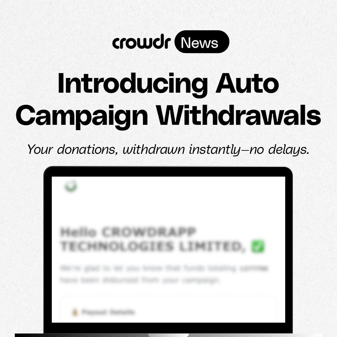 Introducing: FASTER Donation Withdrawals! 🎉