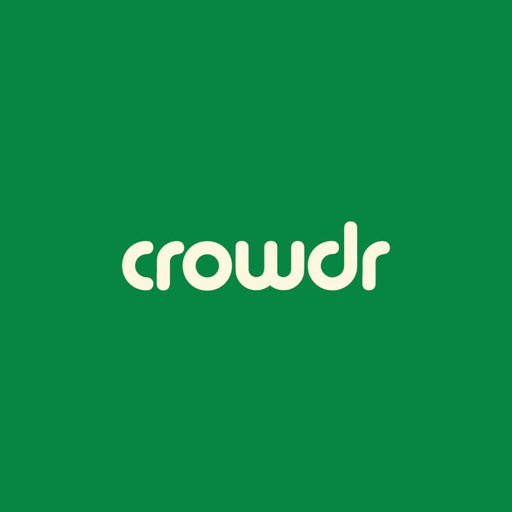 Welcome to the Crowdr community! 🎉